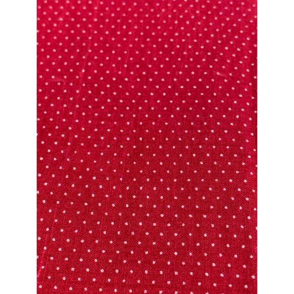 Red Polka Dot Cotton Fabric 1/2 Yards 44" Wide Quilting Sewing - Picture 2 of 10